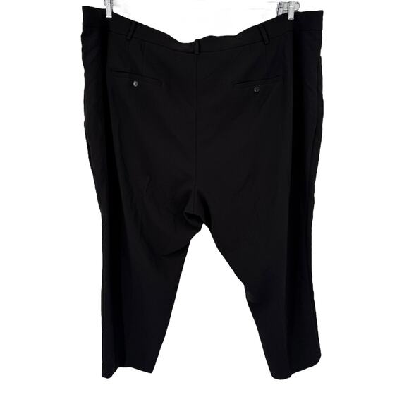 Eloquii The 365 semi stretch straight leg pants black size 32 - Picture 3 of 4